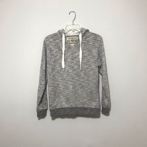 Vintage Navy and Gray Hoodie